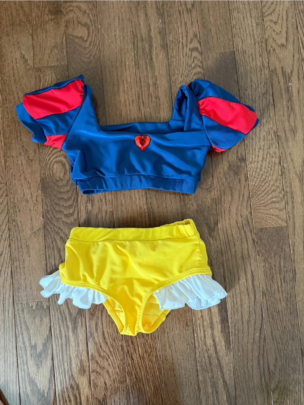 Snow White inspired Toddler Two-Piece Swimsuit